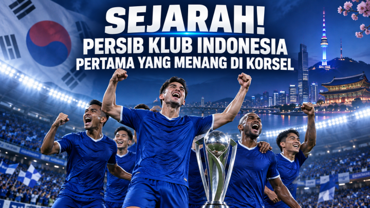 Sejarah! Persib Klub Indonesia Pertama yang Menang di Korsel