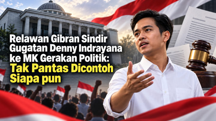 Relawan Gibran Sindir Gugatan Denny Indrayana ke MK Gerakan Politik: Tak Pantas Dicontoh Siapa pun
