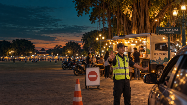 Kasus Pungli Parkir Foodtruck Bolosego di Alkid Jogja Dihentikan, Ini Alasannya