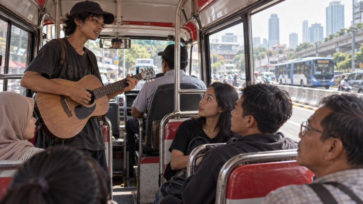 Pengamen Masuk Mikrotrans Kampung Melayu, Transjakarta Minta Maaf