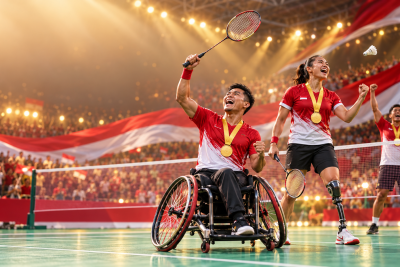 Indonesia Borong 3 Emas Asian Para Games 2026 dalam Sehari dari Bulutangkis