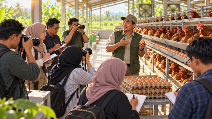 Gandeng Kementan, Agrijurno Latih 135 Jurnalis dan Mantan Jurnalis Bisnis Ayam Petelur