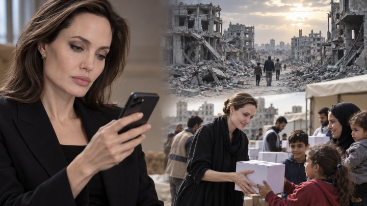 Aktris Hollywood Angelina Jolie Posting Foto Before and After Gaza, Serukan Bantuan Mendesak