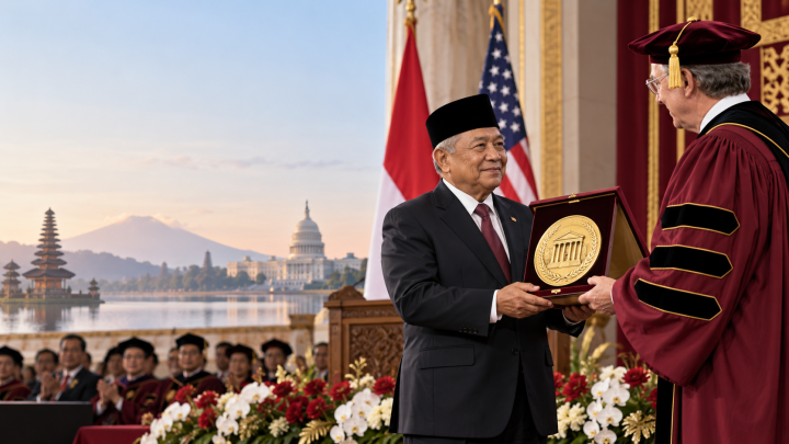JK Terima Penghargaan dari Northern Illinois University, Disebut Jembatani Indonesia-AS