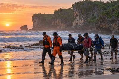 Geger Mayat Wanita di Pantai Krakal Gunungkidul, Dievakuasi Pencari Gurita