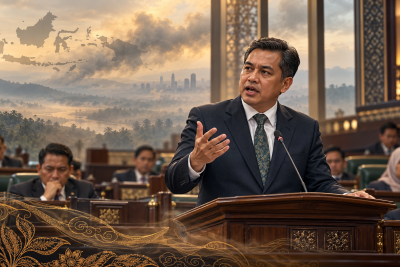 Anggota DPR Malaysia Pidato Pakai Bahasa Jawa, Singgung Kiriman Kabut Asap dari Indonesia