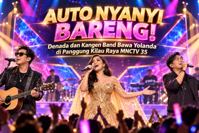 Auto Nyanyi Bareng! Denada dan Kangen Band Bawa Yolanda di Panggung Kilau Raya MNCTV 35