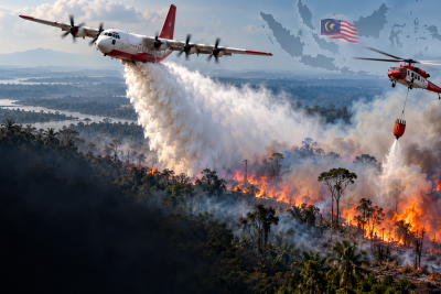 Siap Kirim 4 Pesawat dan Heli Padamkan Karhutla di Indonesia, Malaysia: Demi Tetangga!