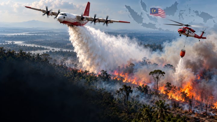 Siap Kirim 4 Pesawat dan Heli Padamkan Karhutla di Indonesia, Malaysia: Demi Tetangga!