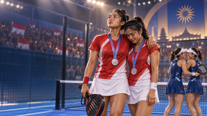 Padel Indonesia Raih Medali Perak di Asian Games 2026, Fadona/Fitriani Kalah dari Jepang