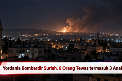 Yordania Bombardir Suriah, 6 Orang Tewas termasuk 3 Anak