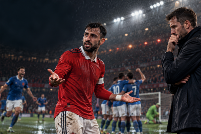 MU Dibantai Como, Bruno Fernandes Sentil Taktik Michael Carrick