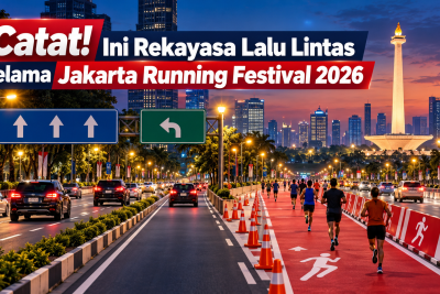 Catat! Ini Rekayasa Lalu Lintas selama Jakarta Running Festival 2026