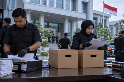 Polda Gorontalo Geledah Kantor Wali Kota, 2 Boks Dokumen Disita