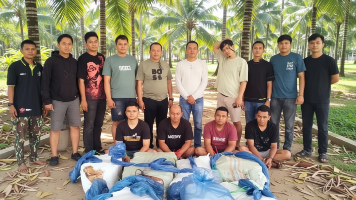 4 Warga Bukittinggi Ditangkap Bawa Ganja 150 Kg di Agam Sumbar