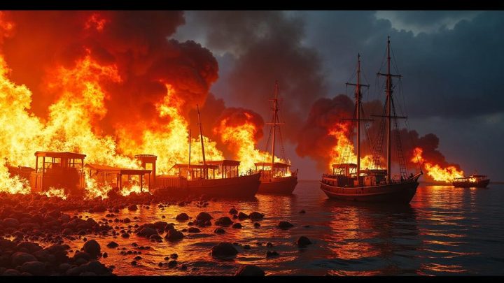 Kebakaran Maut di Tanjung Priok – 4 Orang Tewas saat Tidur