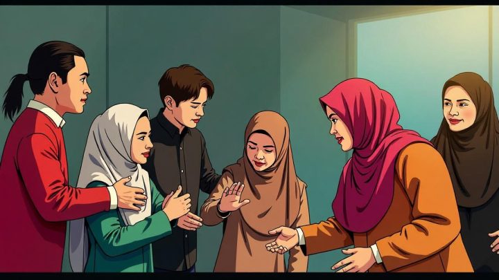 Important Visit: Tangis Fedi Nuril Pecah saat Makamkan Jenazah Ibunda Tercinta di TPU Karet Bivak