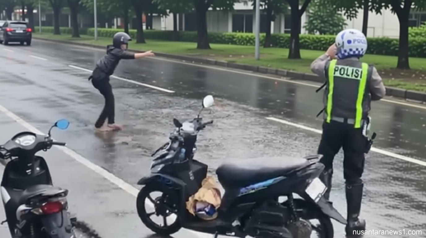 Viral Ketua Geng Motor di Maros Mengamuk Bawa Parang dan Busur – Kini Ditangkap Polisi