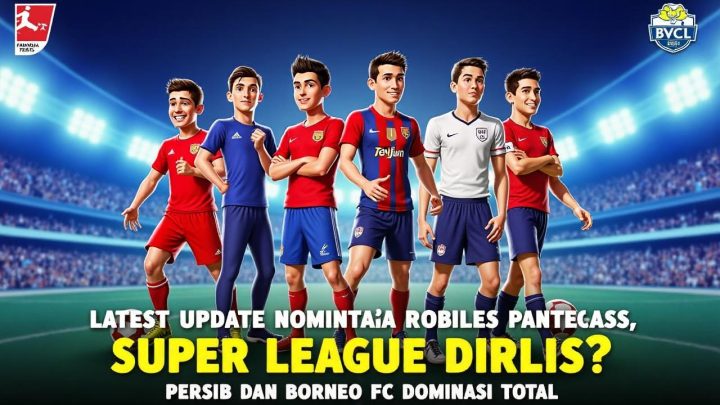 Latest Update: Daftar Nominasi Penghargaan Super League Dirilis, Persib dan Borneo FC Dominasi Total