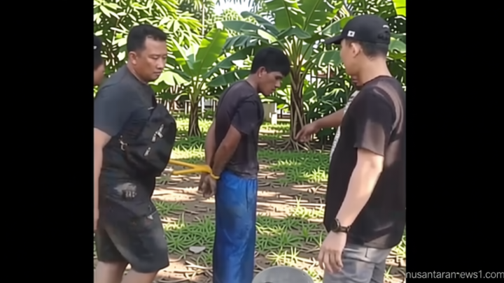 Begal HP di Tulang Bawang Ditangkap saat Bekerja sebagai Pemborong Bangunan