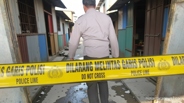 Toko Grosir di Jombang Terbakar Hebat Dilempar Molotov oleh OTK – Polisi Periksa CCTV