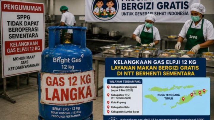 Key Strategy: Dampak Kelangkaan Elpiji 12 Kg di NTT, Sejumlah SPPG Hentikan Layanan Makan Bergizi Gratis