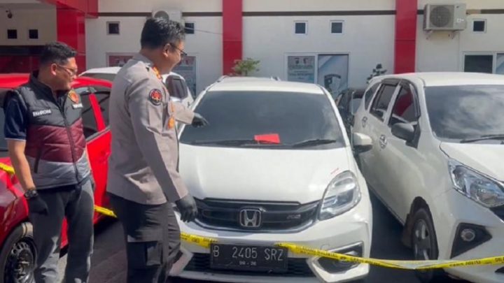 Polisi Tangkap 5 Debt Collector usai Gelapkan 247 Mobil Tarikan di Pangkalpinang