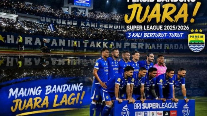 Main Agenda: Persib Bandung Juara Tiga Kali Beruntun, GBLA Bergemuruh oleh Ribuan Bobotoh