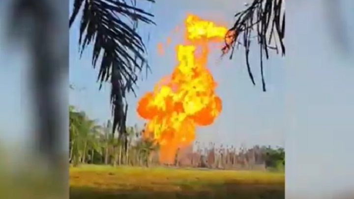 Important Visit: Geger! Semburan Gas Disertai Api Setinggi 50 Meter Muncul dari Sumur Bor di Aceh Utara