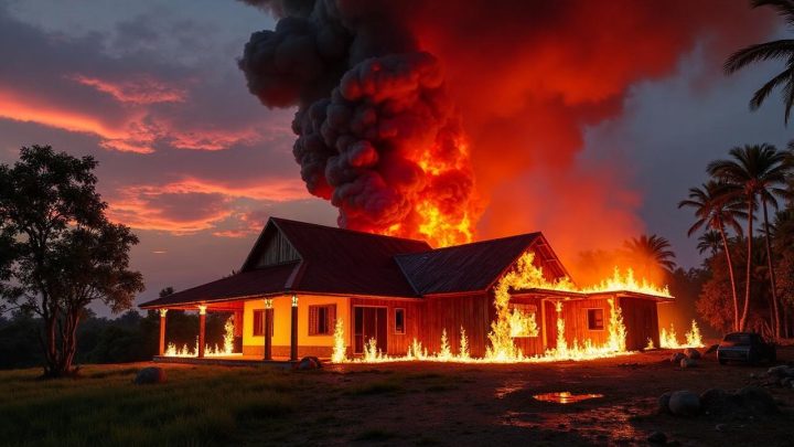 Kebakaran Rumah di Maros – Balita 4 Tahun Tewas Terjebak Kobaran Api