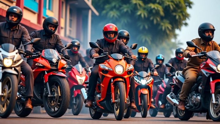 Ibu dan Anak di Koja Dilempar Bom Molotov Saat Naik Motor – Pelaku 4 Orang Diburu Polisi