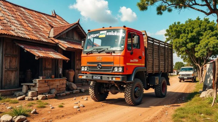 Historic Moment: Braak! Truk Angkut 6 Ton Kayu Tabrak Rumah dan Warung di Mojokerto, 3 Luka-Luka