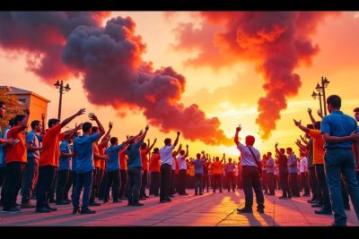 Key Strategy: Demo Mahasiswa di Depan DPRD Surabaya Diwarnai Aksi Bakar Ban