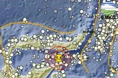 Gempa Hari Ini M5,8 Guncang Bone Bolango Gorontalo – Tidak Berpotensi Tsunami
