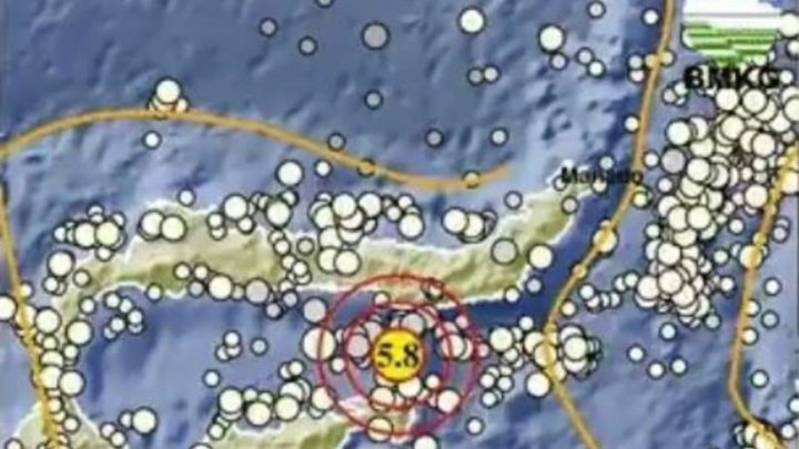 Gempa Hari Ini M5,8 Guncang Bone Bolango Gorontalo – Tidak Berpotensi Tsunami