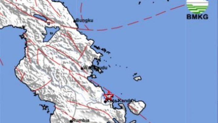 Gempa Hari Ini Magitudo 3,2 Guncang Kendari – Getaran Dirasakan Cukup Kuat