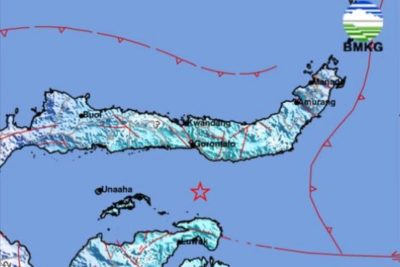Gempa Magnitudo 5,6 Guncang Pulau Puah Sulteng – Terasa Kuat di Luwuk hingga Taliabu