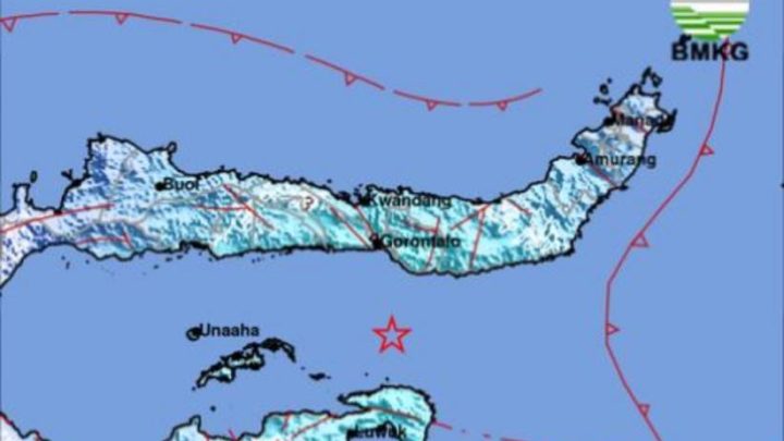 Gempa Magnitudo 5,6 Guncang Pulau Puah Sulteng – Terasa Kuat di Luwuk hingga Taliabu