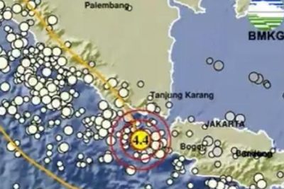 Gempa Hari Ini M 4,4 Guncang Sumur Banten – Berpusat di Laut