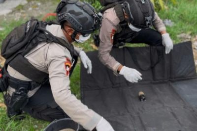 Granat Nanas Ditemukan di Kebun Jagung Warga Tegal – Gegana Langsung Turun Tangan