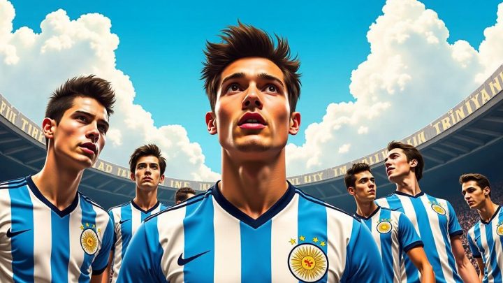 Provokatif! Pemain Timnas Argentina Angkat Spanduk ‘Perang Malvinas’ usai Kalahkan Inggris