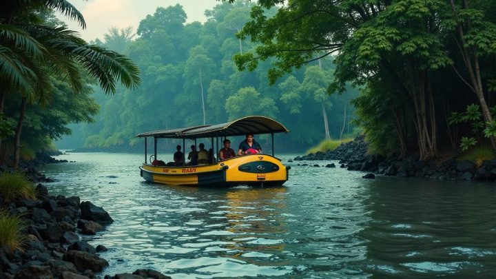 Viral! Buaya Muncul di Depan Pemancing di Sungai Jagir Surabaya – Warga: Hitam Gede