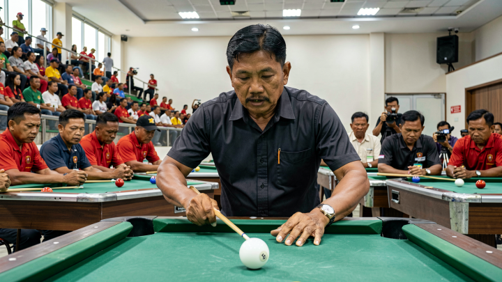 Hidayat Batubara Pasang Target Gila di PON 2028, Biliar Sumut Dibidik Lampaui 17 Medali