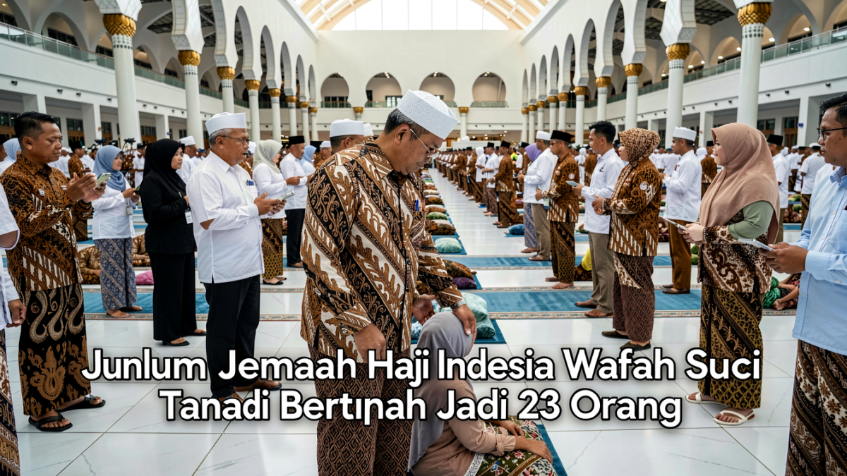 Jumlah Jemaah Haji Indonesia Wafat di Tanah Suci Bertambah Jadi 23 Orang