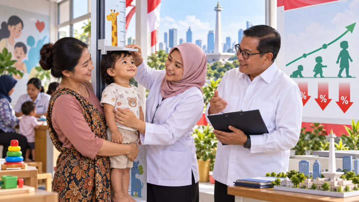Pramono Targetkan Angka Stunting di Jakarta Turun 3 Persen dalam 2 Tahun, Ini Strateginya