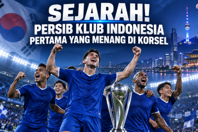 Sejarah! Persib Klub Indonesia Pertama yang Menang di Korsel