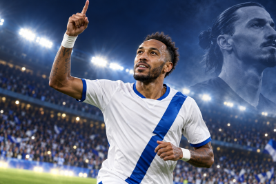 Gila! Aubameyang Samai Rekor Zlatan Ibrahimovic yang Bertahan 17 Tahun di Liga Spanyol