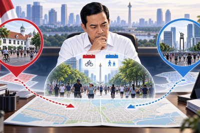 Pramono Pertimbangkan CFD di Hari Sabtu dan Minggu, tapi Tak Bisa di 2 Lokasi Bersamaan