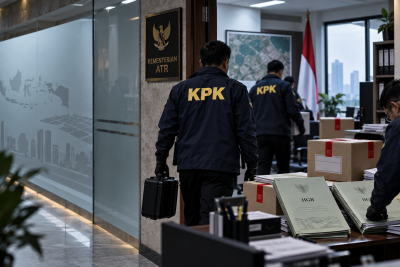 KPK Geledah Kantor Kementerian ATR terkait Kasus HGB, Ruangan Anak Buah Nusron Disasar