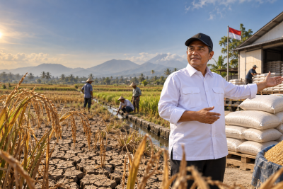 50.000 Hektare Lahan Pertanian Terdampak El Nino, Mentan Pastikan Stok Beras Aman